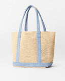 MZ Wallace Medium Crochet Tote, Light Denim-MZ Wallace