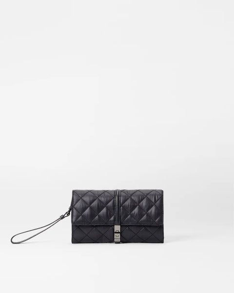 MZ Wallace Astor Convertible Clutch, Black-MZ Wallace
