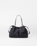 MZ Wallace Small Waverly Shoulder, Black-MZ Wallace