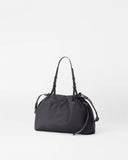 MZ Wallace Small Waverly Shoulder, Black-MZ Wallace