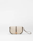 MZ Wallace Astor Convertible Clutch, Sandy Linen-MZ Wallace
