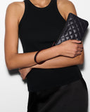 MZ Flat Metro Wristlet, Black