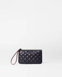 MZ Flat Metro Wristlet, Black