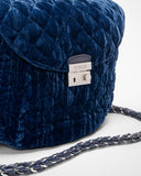MZ Wallace Crosby Lock Saddle, Midnight Velvet-MZ Wallace