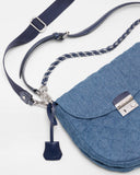 Crosby Lock Saddle, True Blue Denim-MZ Wallace