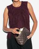 MZ Wallace Leather Medium Luna Cosmetic, Espresso Metallic-MZ Wallace