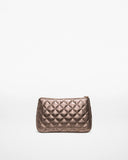 MZ Wallace Leather Medium Luna Cosmetic, Espresso Metallic-MZ Wallace