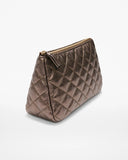 MZ Wallace Leather Medium Luna Cosmetic, Espresso Metallic-MZ Wallace