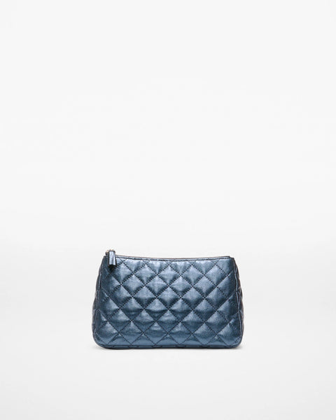 MZ Wallace Leather Medium Luna Cosmetic, Midnight Metallic-MZ Wallace