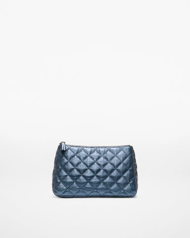 MZ Wallace Leather Medium Luna Cosmetic, Midnight Metallic-MZ Wallace
