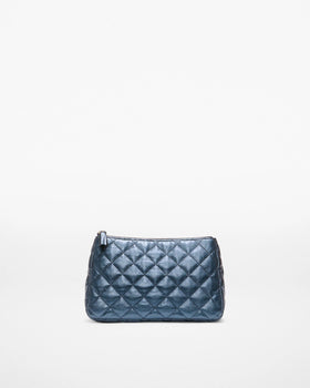 MZ Wallace Leather Medium Luna Cosmetic, Midnight Metallic-MZ Wallace
