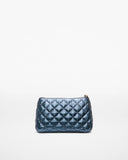 MZ Wallace Leather Medium Luna Cosmetic, Midnight Metallic-MZ Wallace