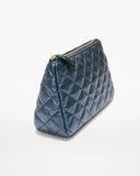 MZ Wallace Leather Medium Luna Cosmetic, Midnight Metallic-MZ Wallace