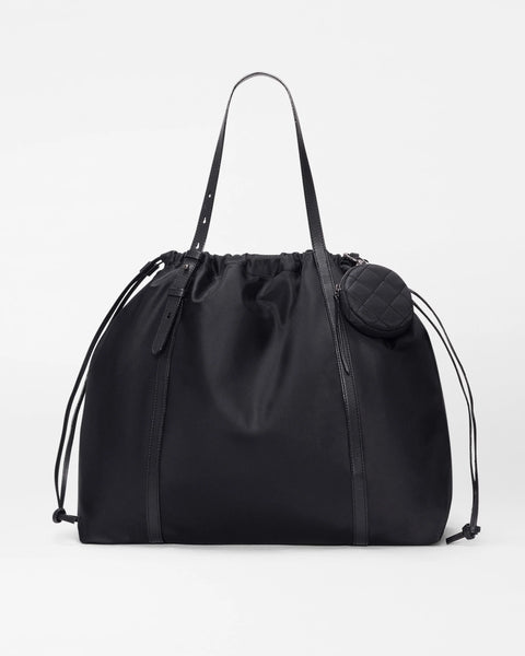 Large Waverly Tote , Black-MZ Wallace
