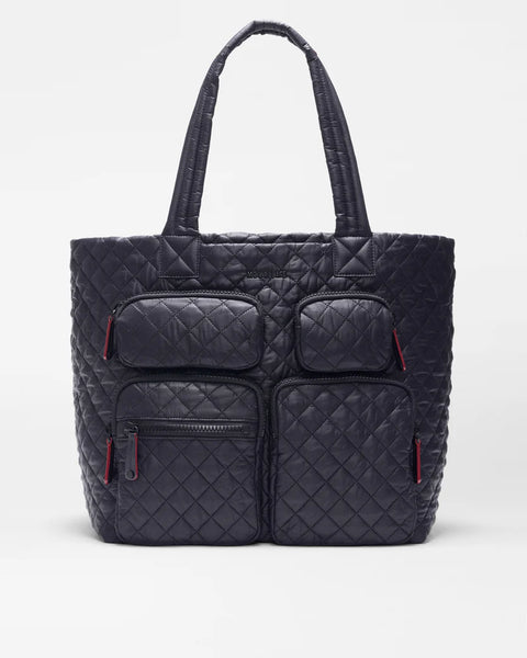 MZW Metro Travel Tote III, Black-MZ Wallace