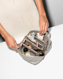 MZ Wallace Metro Accordian Cosmetic, Sable Pearl Metallic-MZ Wallace