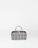 MZ Wallace Metro Accordian Cosmetic, Black/White Gingham-MZ Wallace