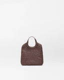 Crochet Mini Crochet Georgica Tote, Brown-MZ Wallace