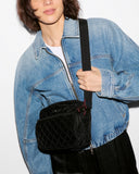 MZ Wallace Small Metro Camera Bag II, Black Velvet Finish