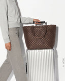 MZ Large Metro Tote Dluxe II, Walnut Brown