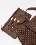 MZ Large Metro Tote Dluxe II, Walnut Brown
