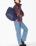 MZ Wallace Medium Metro Tote Deluxe, Navy