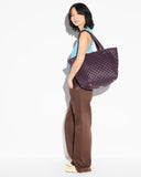 MZ Wallace Medium Metro Tote Deluxe, Raisin-MZ Wallace