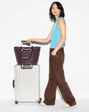 MZ Wallace Medium Metro Tote Deluxe, Raisin-MZ Wallace