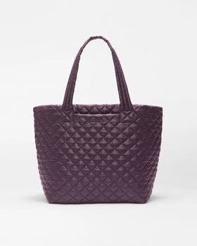 MZ Wallace Medium Metro Tote Deluxe, Raisin-MZ Wallace