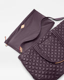 MZ Wallace Medium Metro Tote Deluxe, Raisin-MZ Wallace
