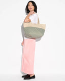 MZ Wallace Medium Metro Tote Deluxe, Agave Green/ Buff-MZ Wallace