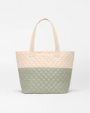 MZ Wallace Medium Metro Tote Deluxe, Agave Green/ Buff-MZ Wallace