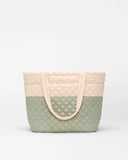 MZ Wallace Medium Metro Tote Deluxe, Agave Green/ Buff-MZ Wallace