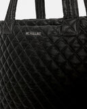 MZ Wallace Medium Metro Tote Deluxe, Black Velvet Finish