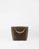 MZ Mini Metro Tote Deluxe, Pecan Brown Velvet