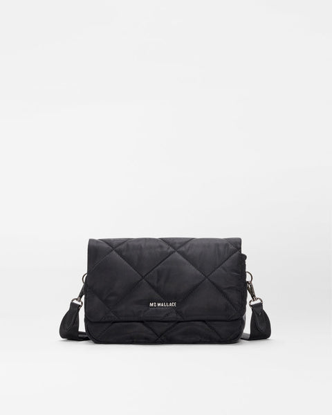 Madison Flap Crossbody, Black-MZ Wallace