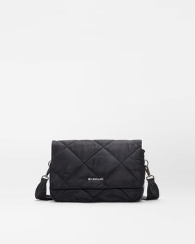 Madison Flap Crossbody, Black-MZ Wallace