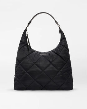 MZW Madison Shoulder, Black-MZ Wallace