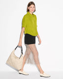 MZW Madison Shoulder, Buff/ Black-MZ Wallace