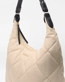 MZW Madison Shoulder, Buff/ Black-MZ Wallace