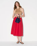 MZW Waverly Bucket Bag, Navy-MZ Wallace