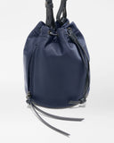 MZW Waverly Bucket Bag, Navy-MZ Wallace