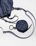 MZW Waverly Bucket Bag, Navy-MZ Wallace