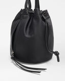 MZW Waverly Bucket Bag, Black-MZ Wallace