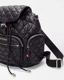 MZW Mini Crosby Backpack, Black-MZ Wallace