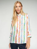 Chains Print Blouse, Multi-Vilagallo