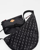 MZW Metro Smile Bag, Black-MZ Wallace
