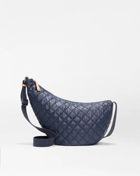 MZW Metro Smile Bag, Navy-MZ Wallace