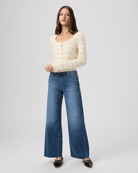 Paige Anessa 31" Wide Leg Jean, Hackney-PAIGE