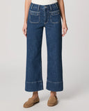 Anessa W/ Vintage Welt Patch Pockets + Wide Hem, Navigator-PAIGE